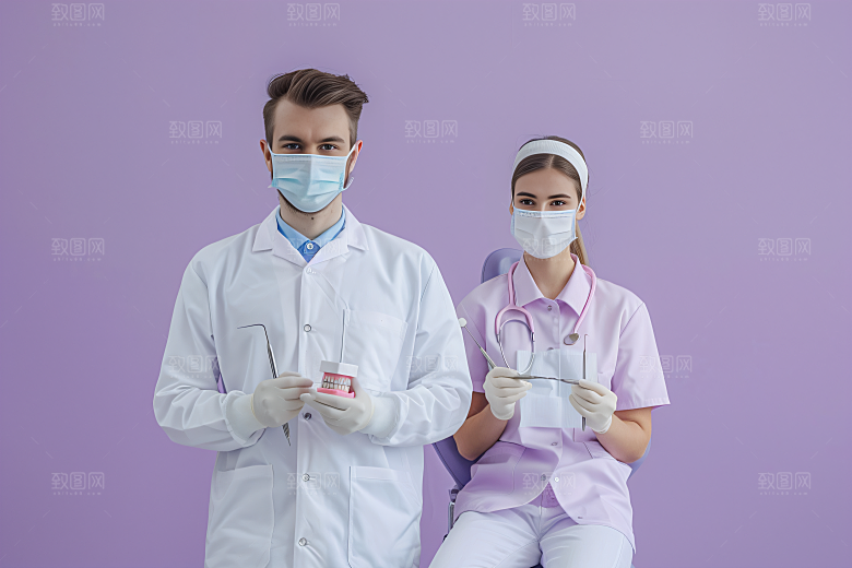 看牙医诊疗牙医场景