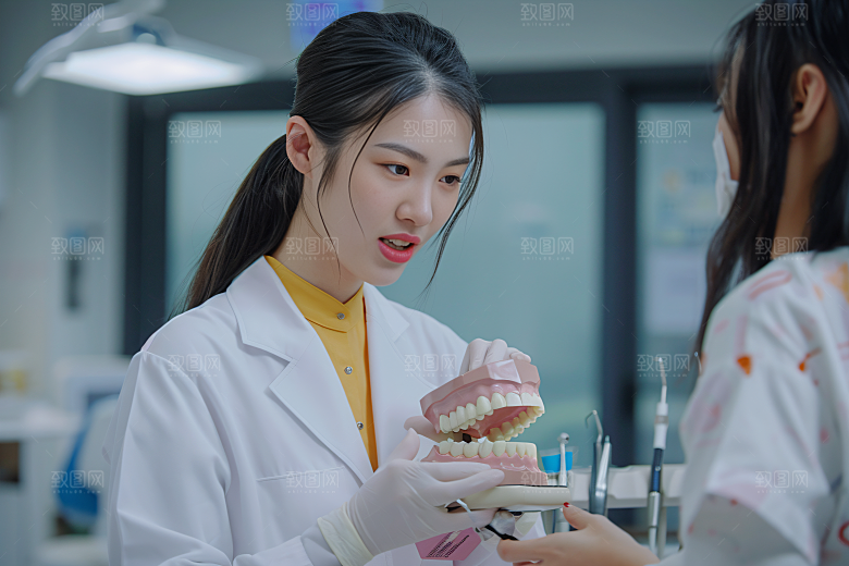 看牙医摄影口腔医院场景