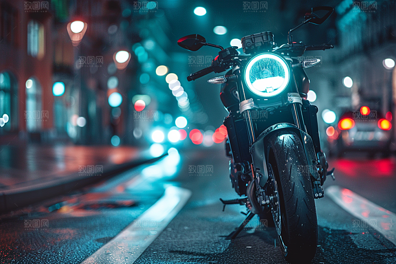 机车公路摩托车素材
