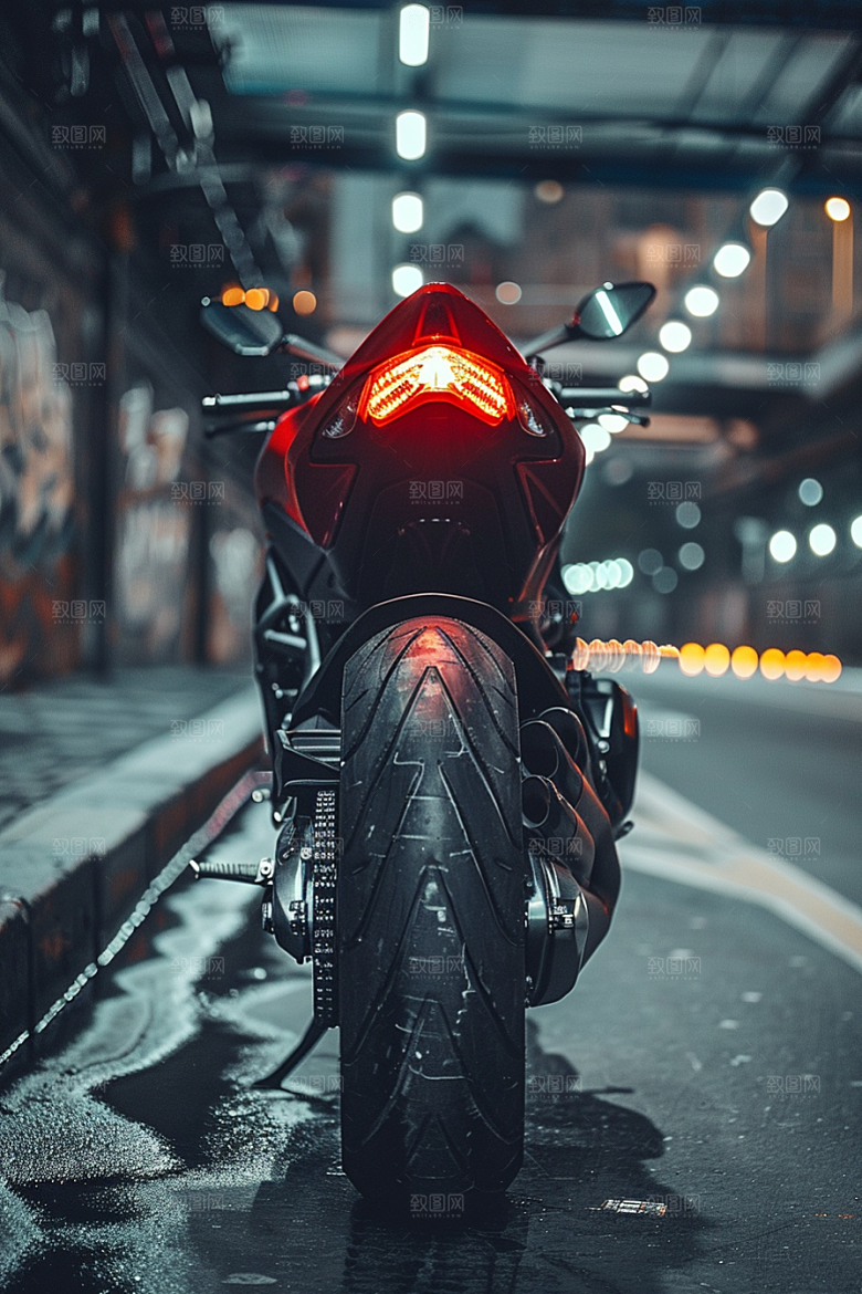 机车酷炫公路素材