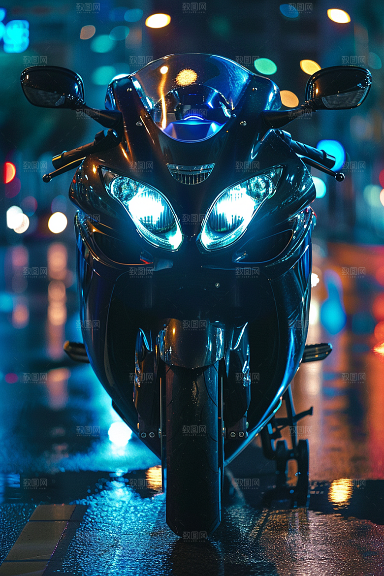 机车时尚公路素材