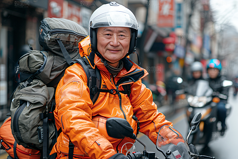 机车人物骑手高清摄影图