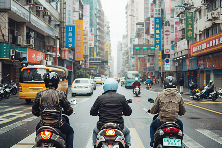 模特车酷炫帅气摄影图
