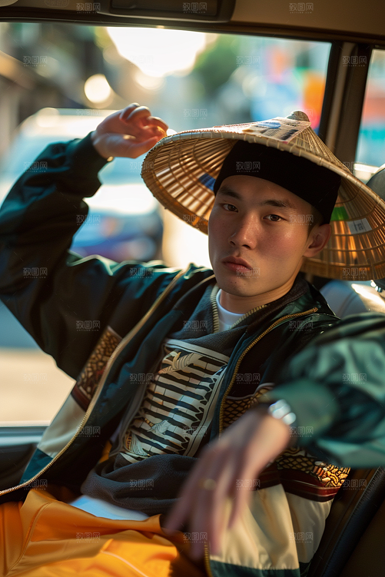 跳街舞的人舞蹈教室肖像摄影图