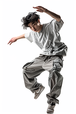 跳街舞的人肖像机构摄影图