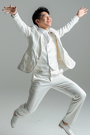 跳街舞的人肖像KPOP摄影图