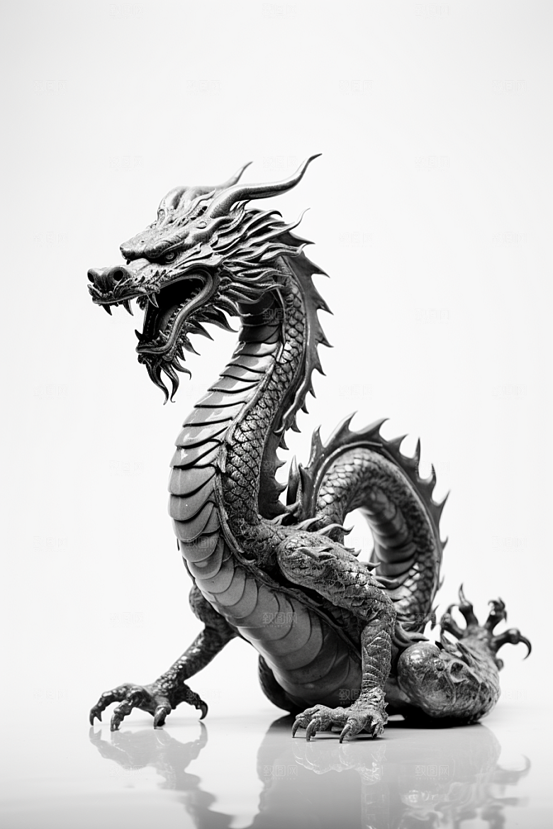 机甲金属龙春节机械感效果图