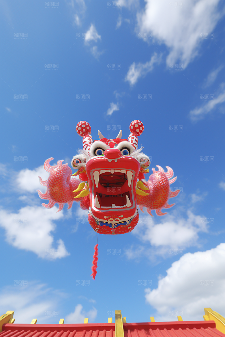 机甲金属龙新年龙年效果图