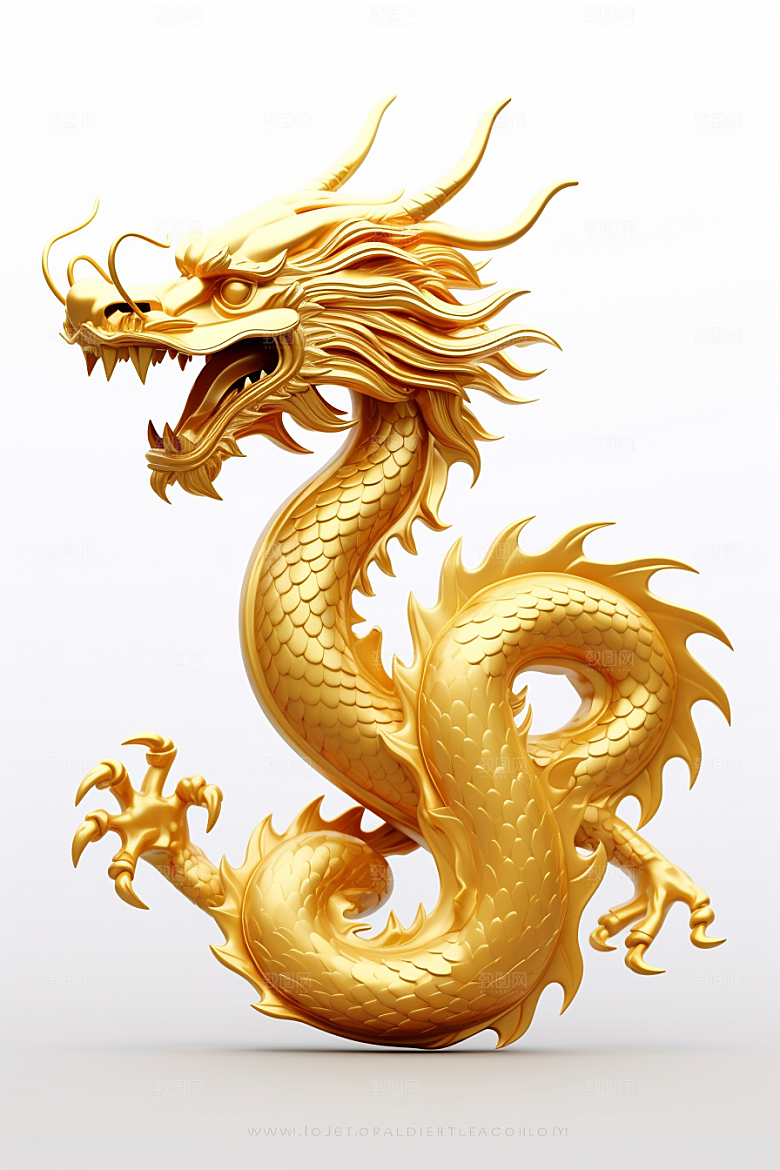 机甲金属龙霸气3D效果图