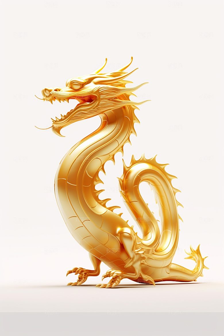 机甲金属龙春节霸气效果图