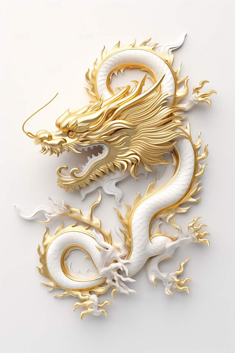 机甲金属龙霸气3D效果图