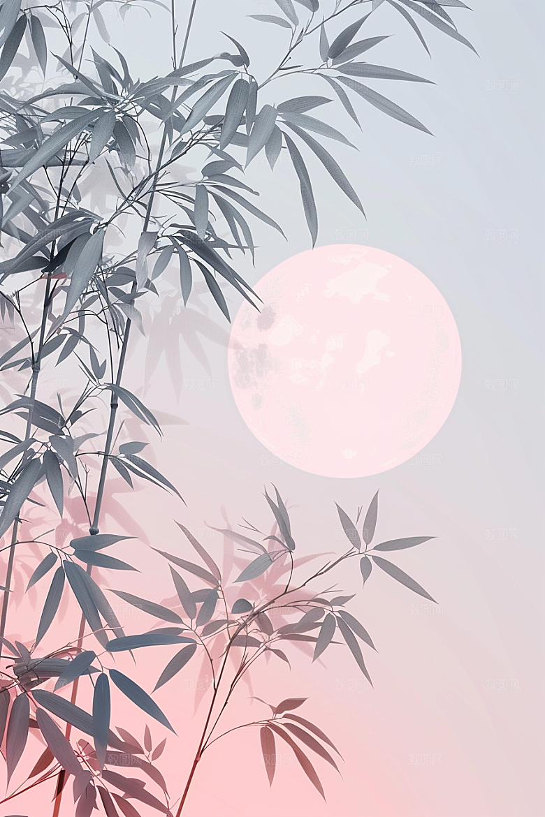 极简清新元素背景图