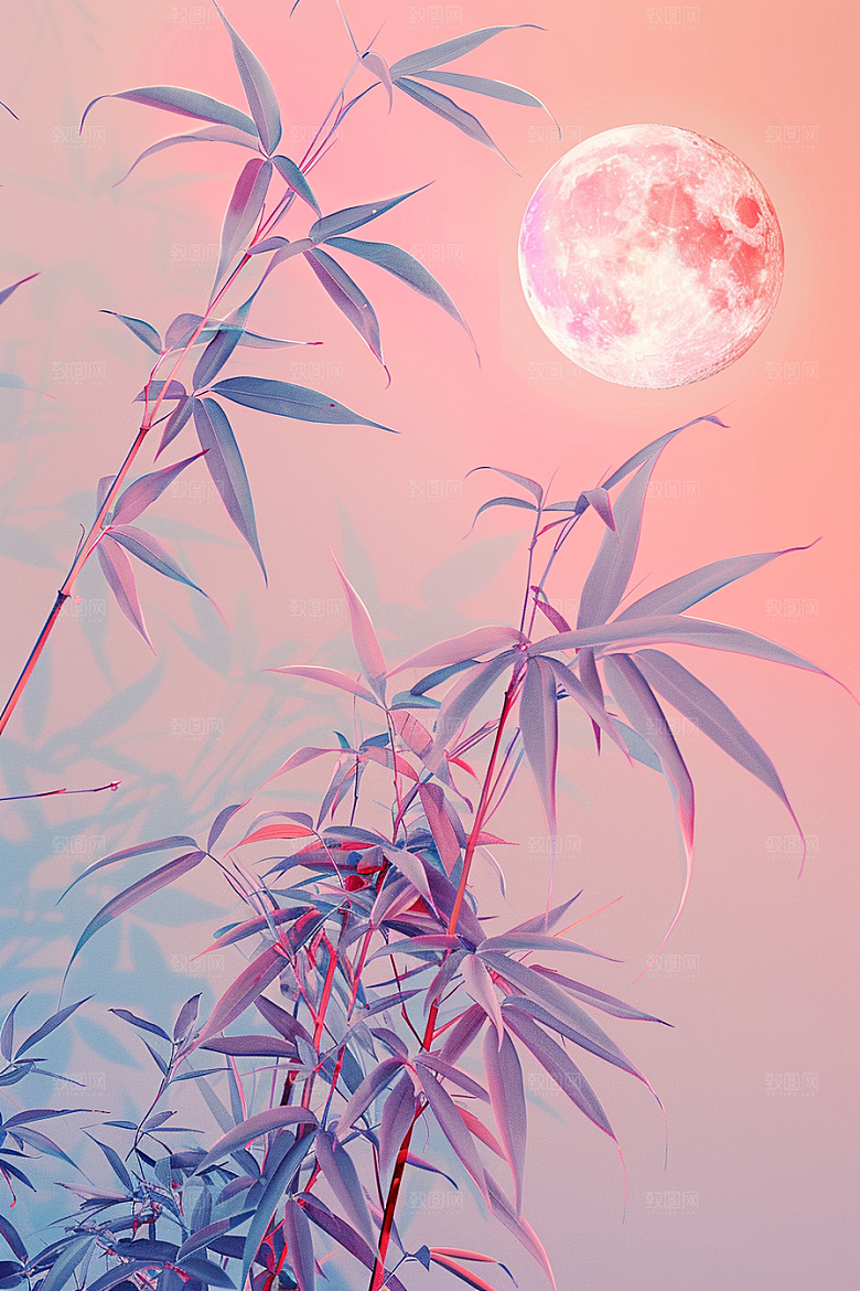 极简时尚清新背景图