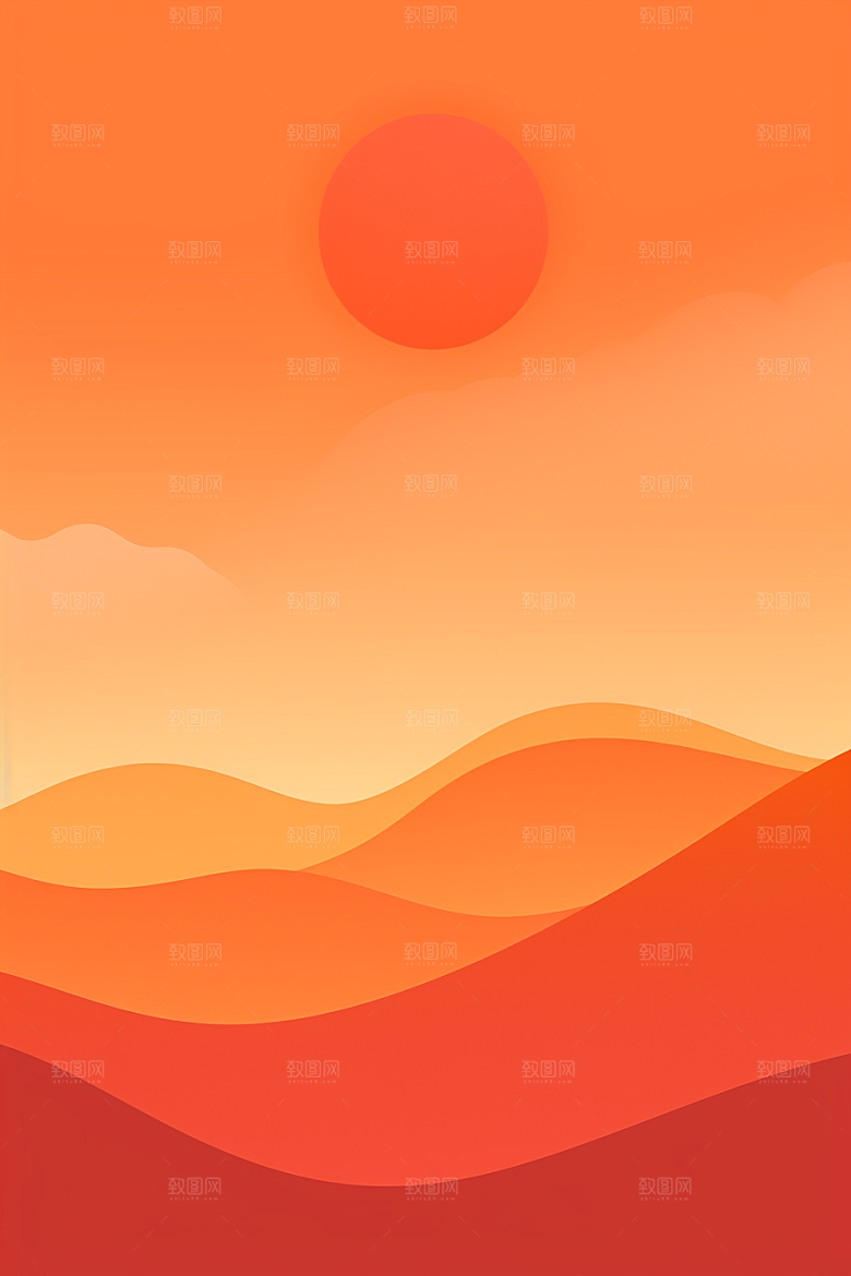 极简清新氛围背景图