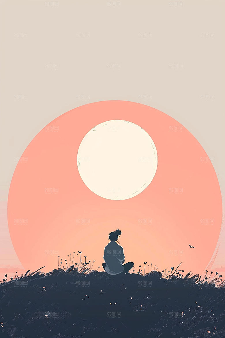 极简清新时尚背景图