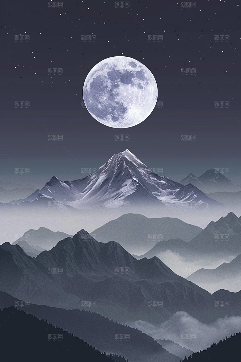 极简元素氛围背景图