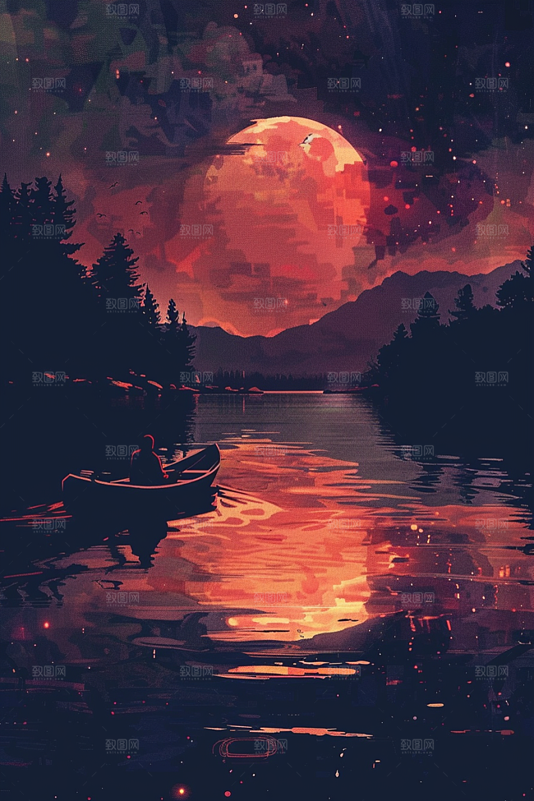 极简氛围平面背景图