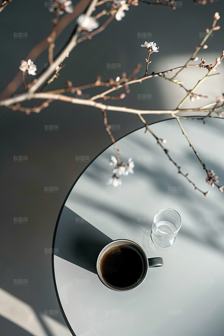 极简平面简约背景图