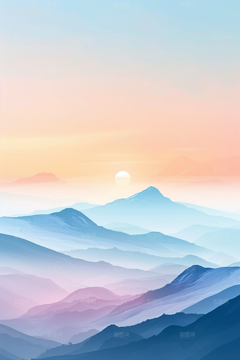 极简时尚氛围背景图