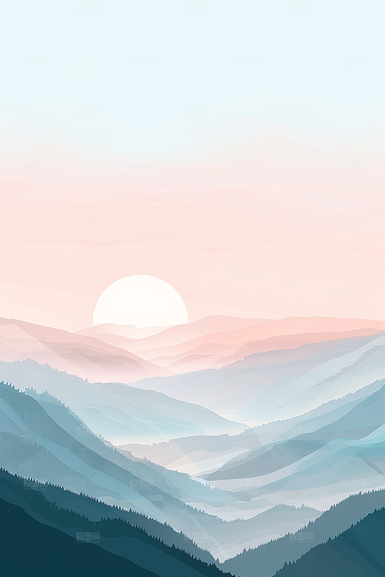 极简简约平面背景图