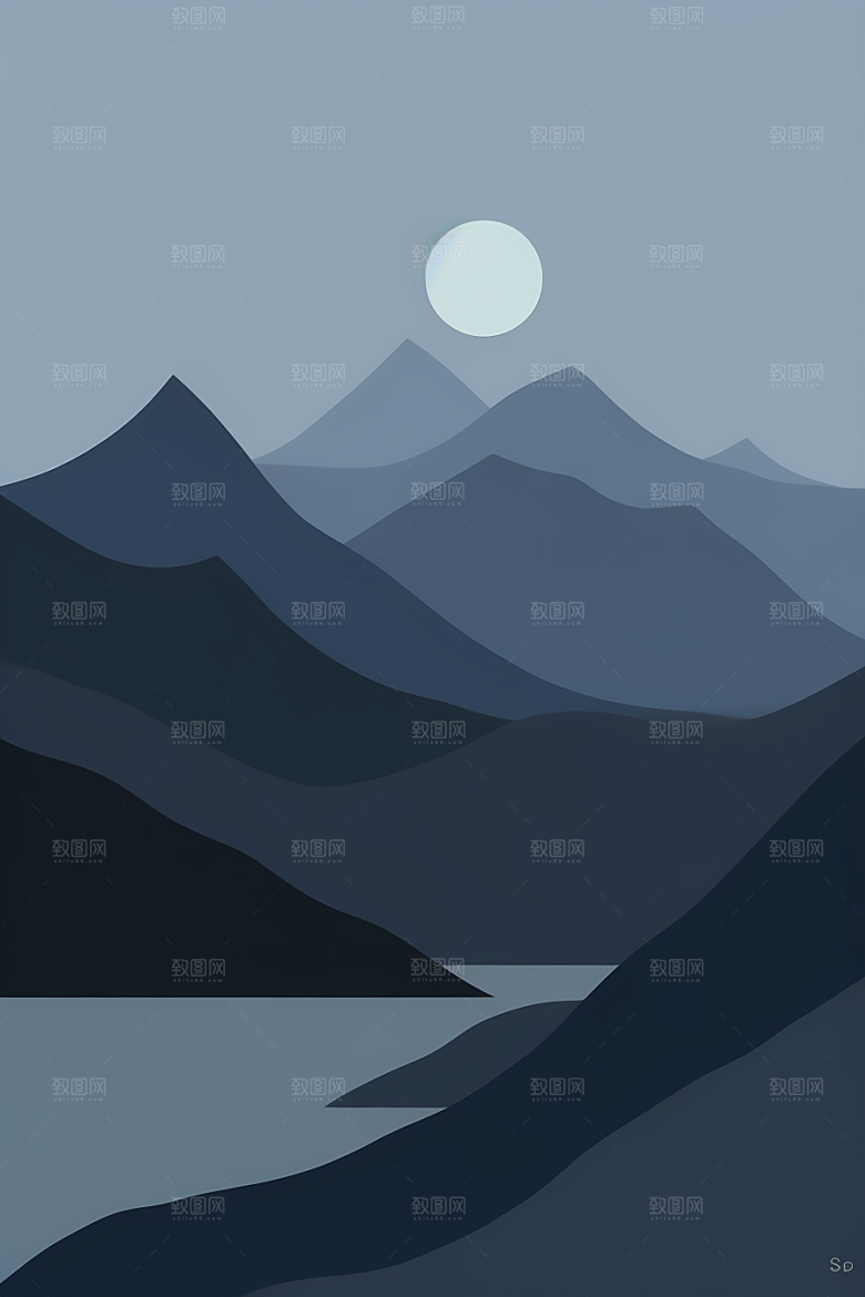 极简简约平面背景图