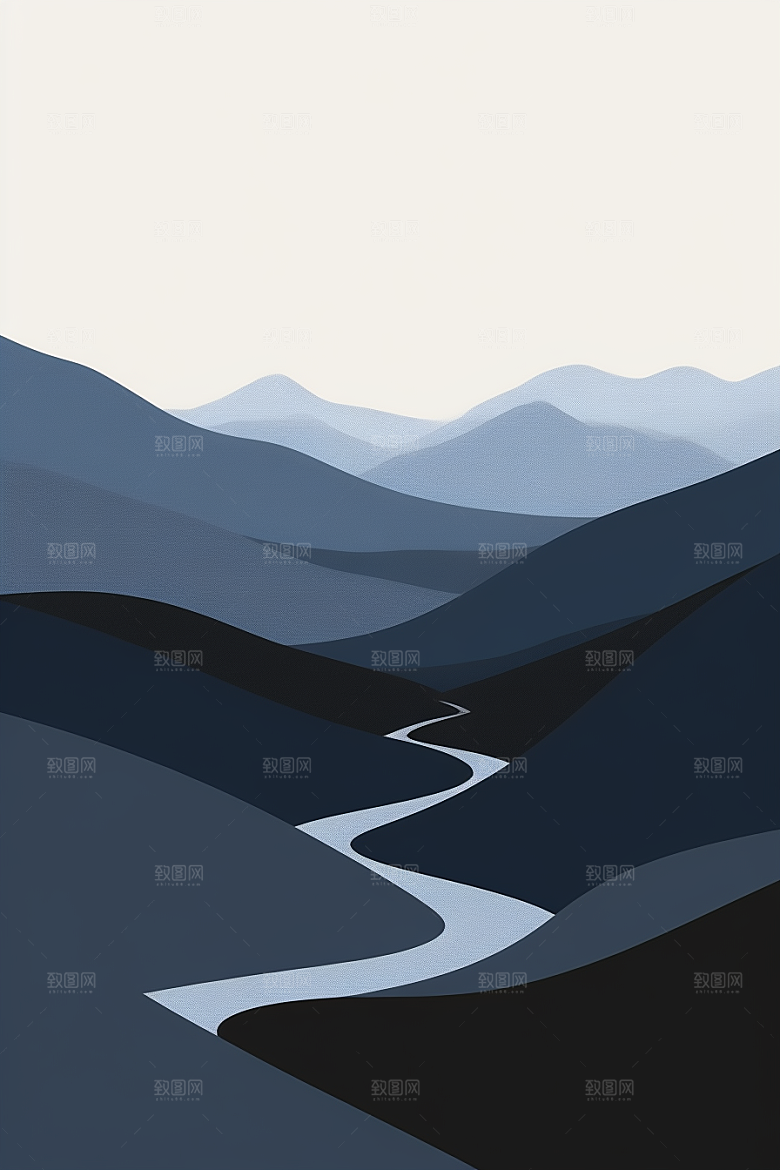 极简氛围清新背景图