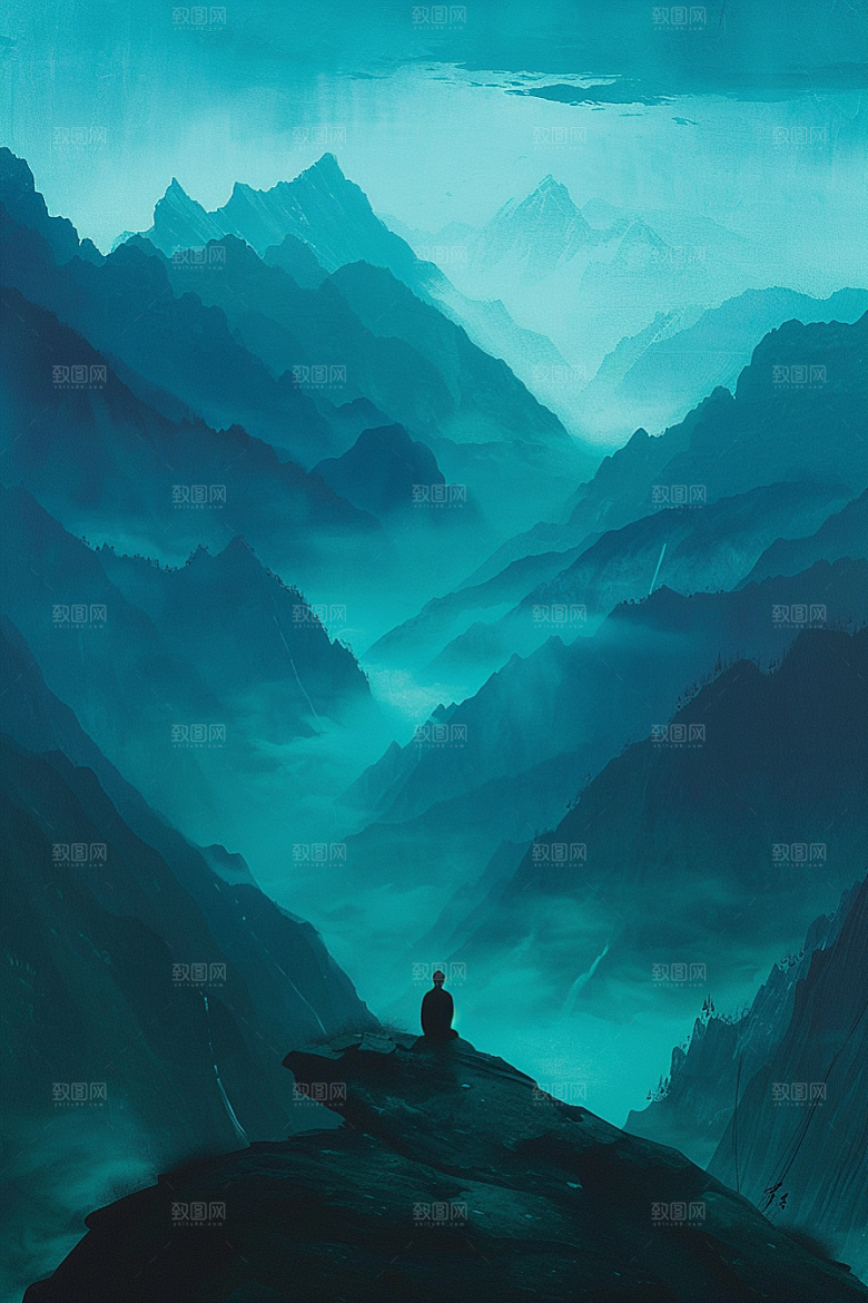极简基础清新背景图