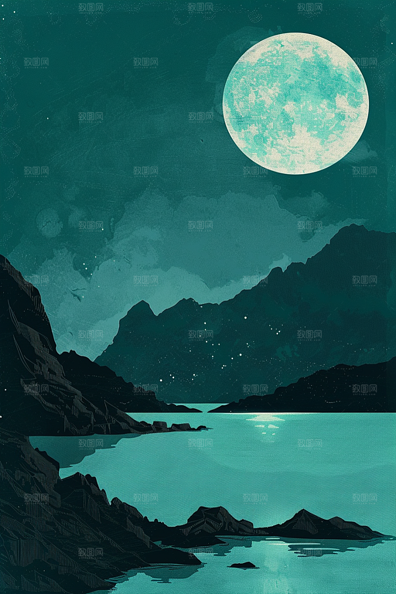 极简时尚清新背景图
