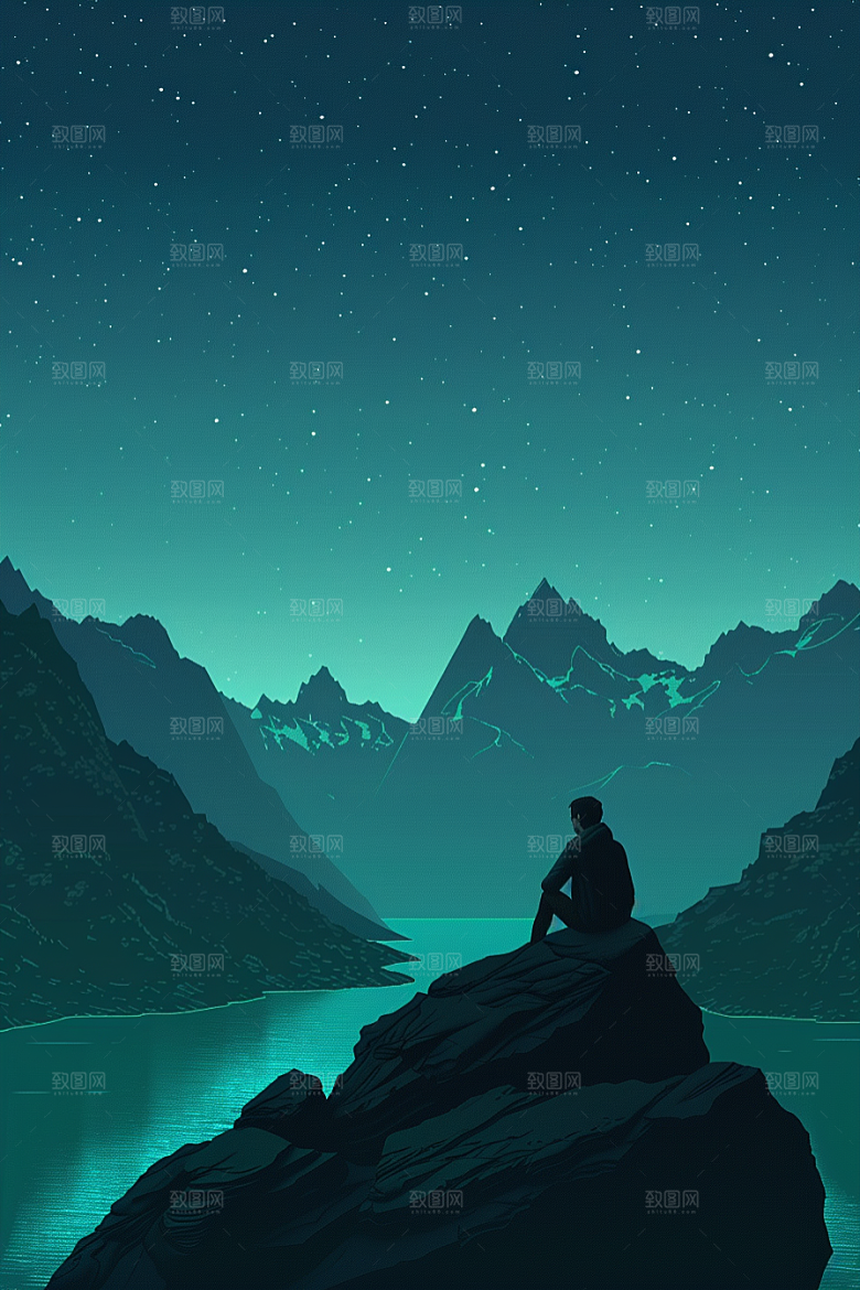 极简基础平面背景图