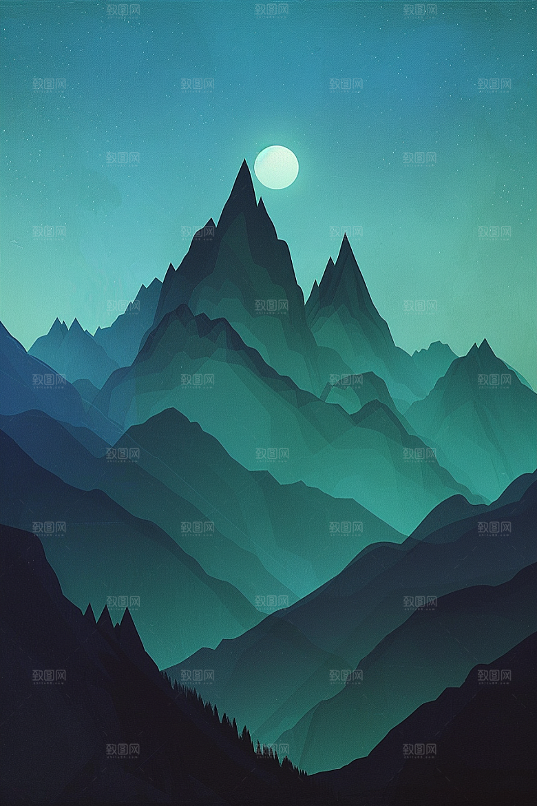 极简元素氛围背景图
