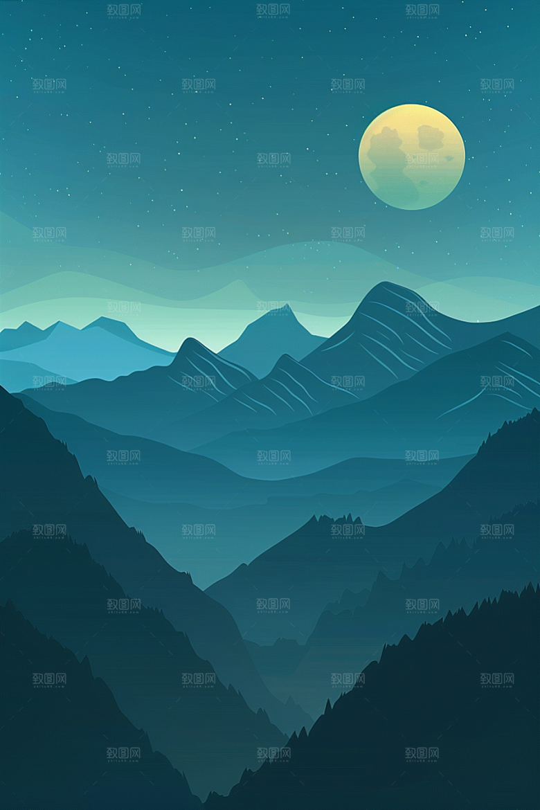 极简氛围平面背景图