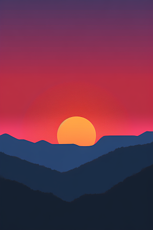 极简元素平面背景图