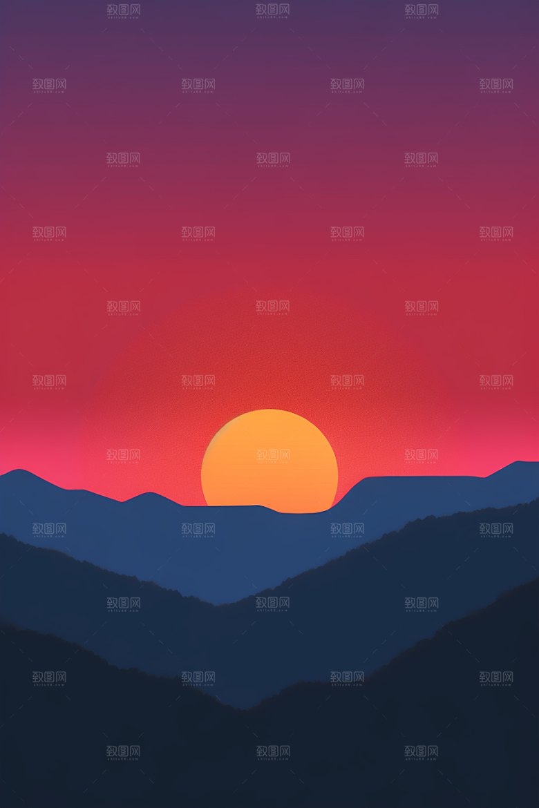 极简元素平面背景图