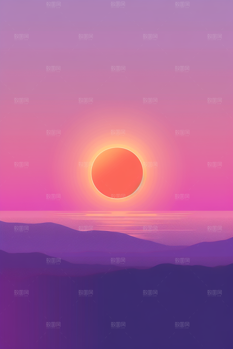 极简平面简约背景图