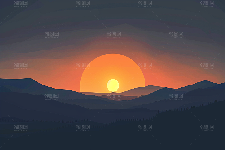 极简简约元素背景图