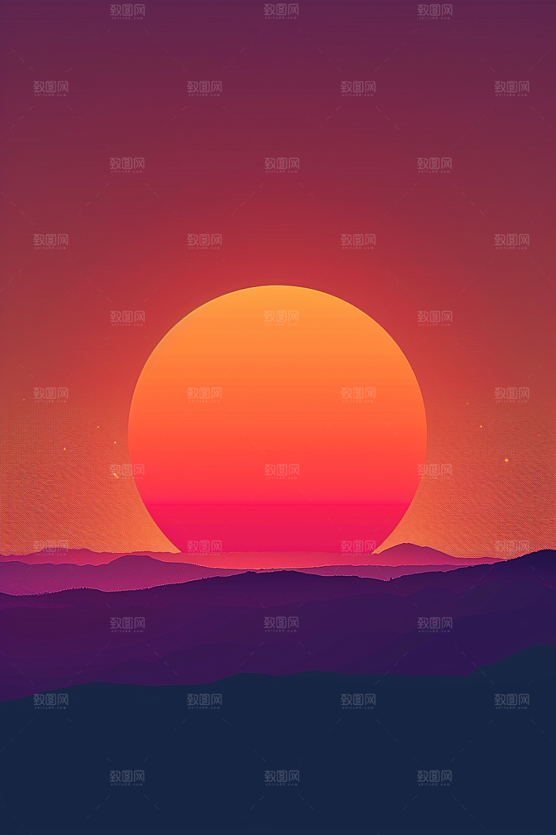 极简元素平面背景图