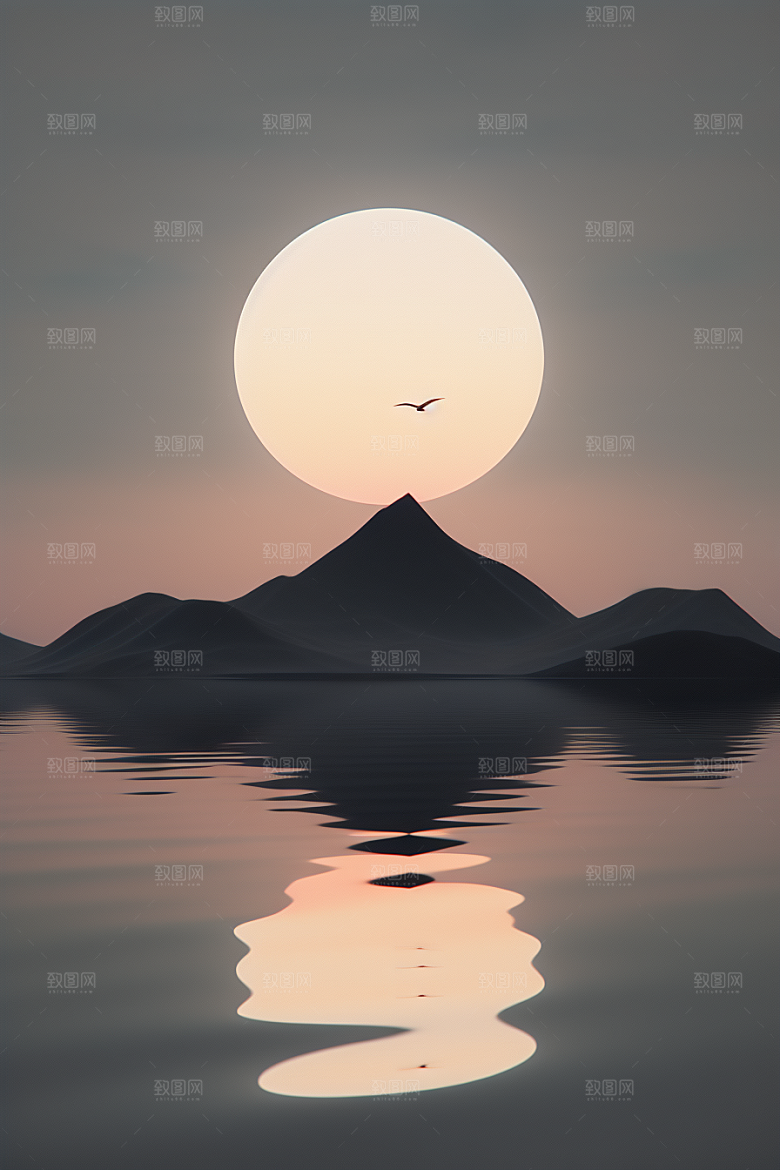 极简时尚清新背景图