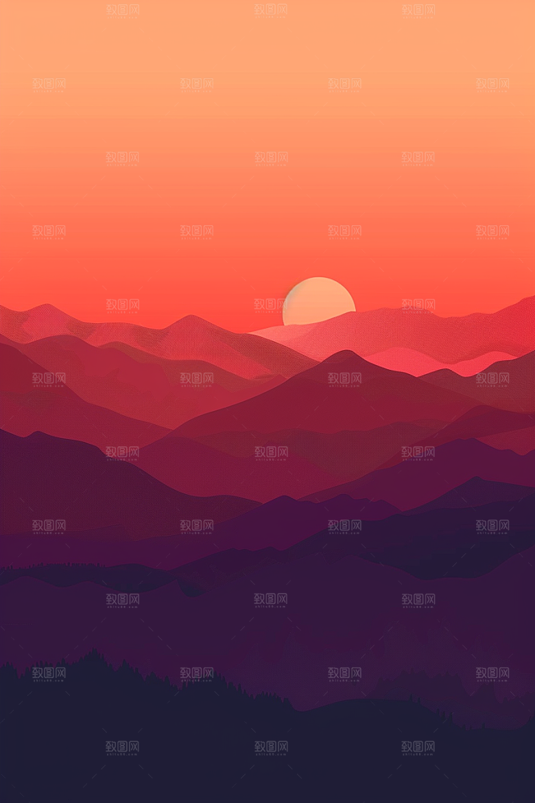 极简简约平面背景图