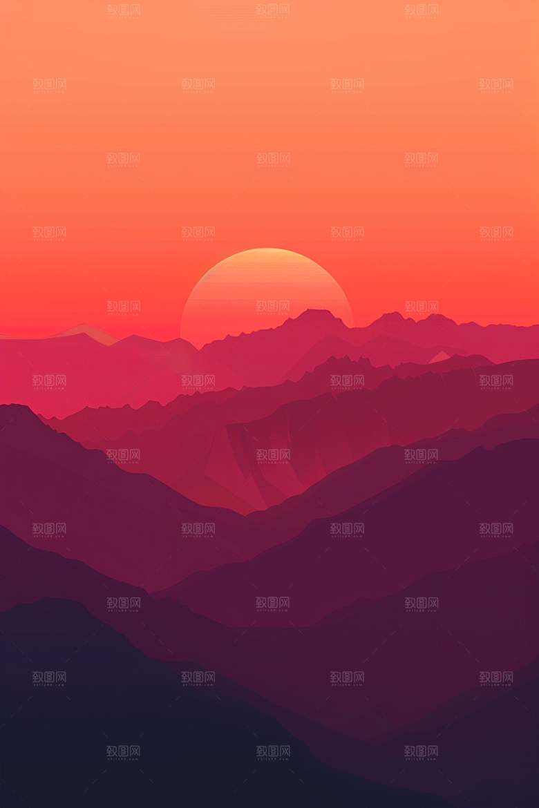 极简平面基础背景图