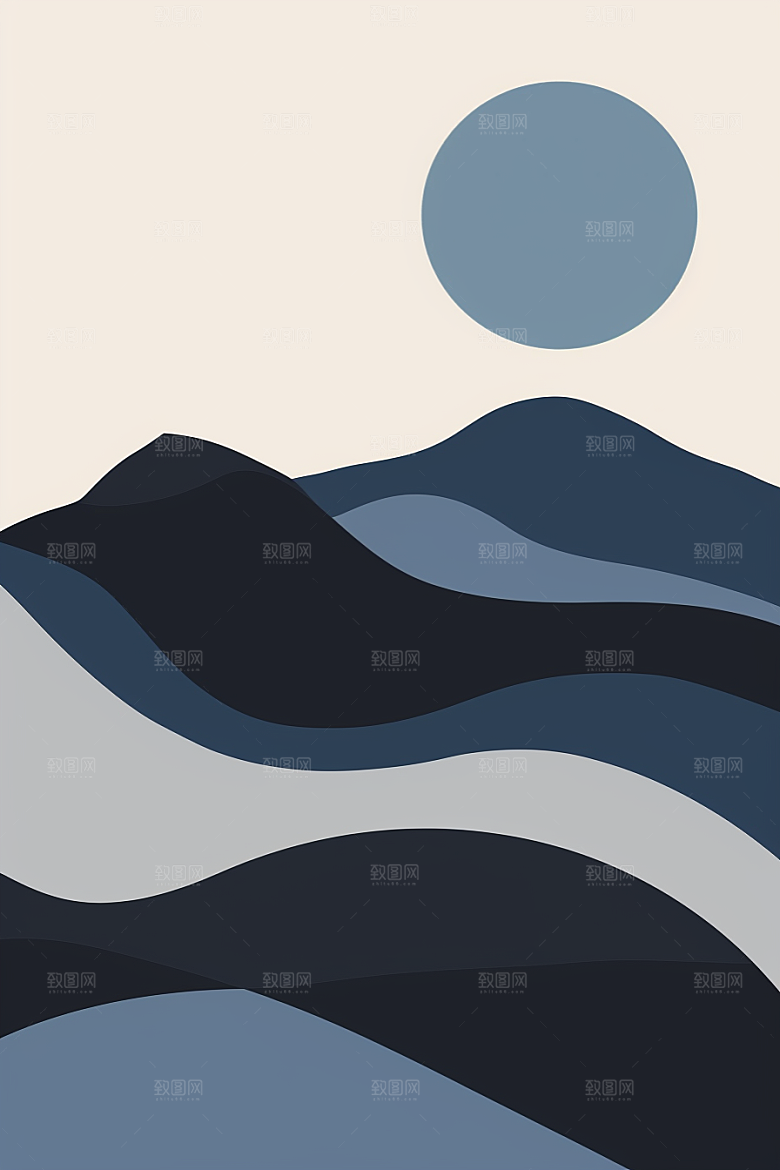 极简时尚氛围背景图