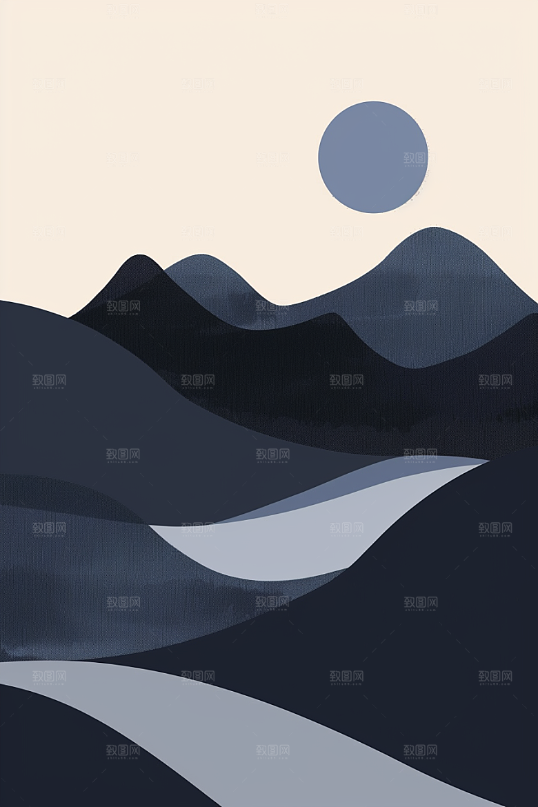 极简元素氛围背景图