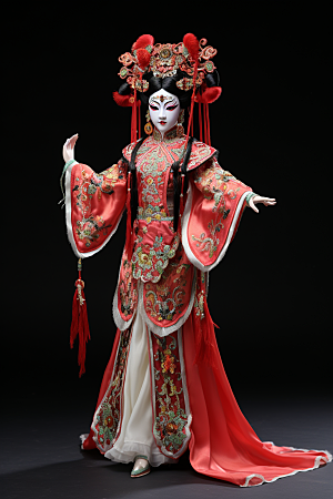 京剧人物传统文化国粹人物模型