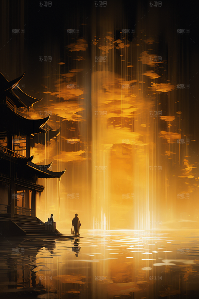 金色神话建筑天宫高清原画