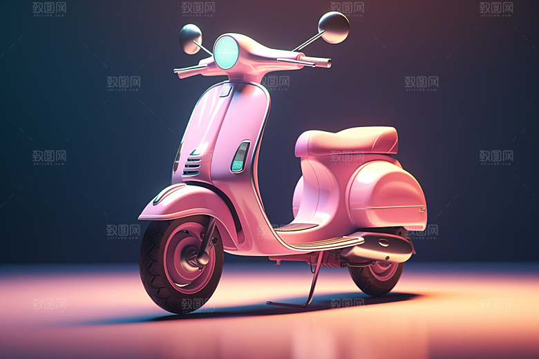 精致小摩托创意模型模型