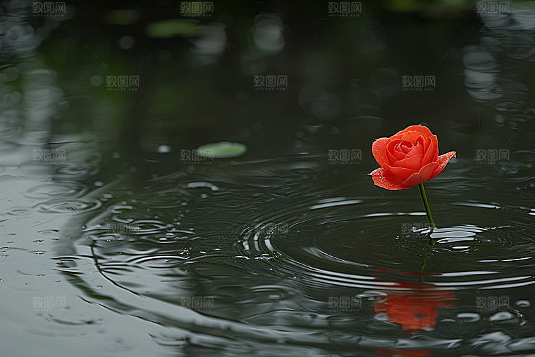水塘锦鲤过年水池素材