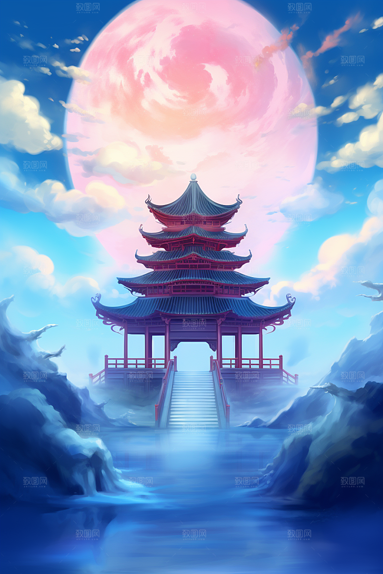 喜庆龙门电商礼品背景