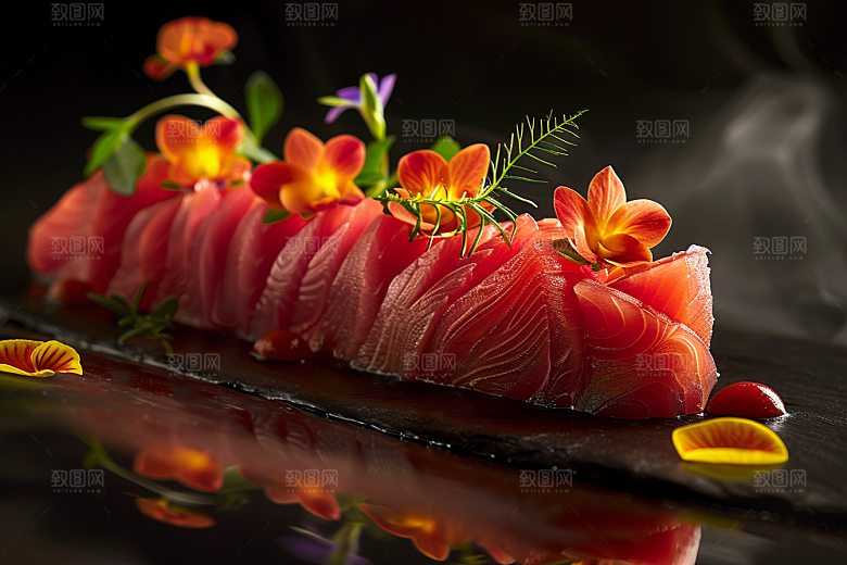 金枪鱼海产美食素材