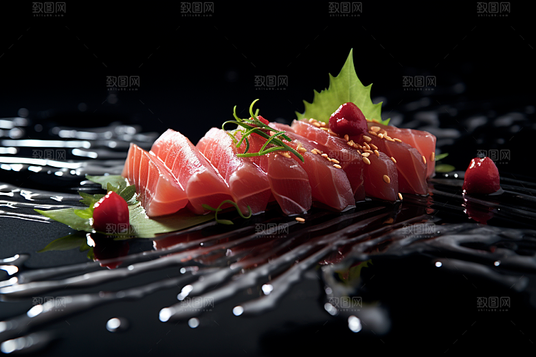 金枪鱼水族美食素材