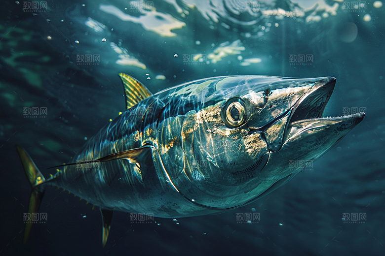 金枪鱼水族新鲜素材