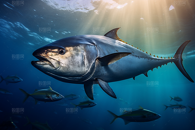 金枪鱼美食大海素材